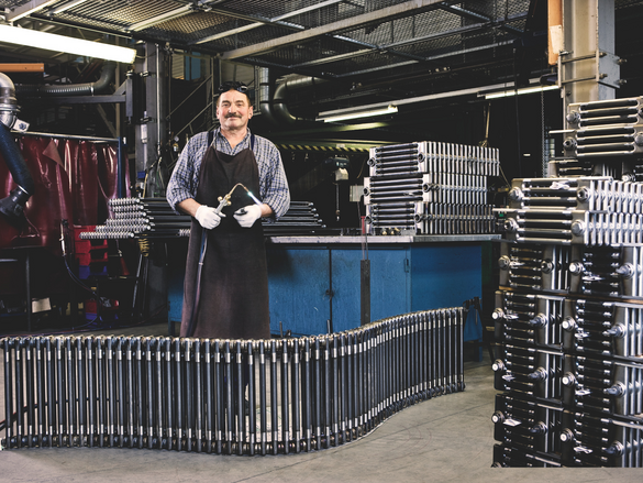 Photograph Zehnder Charleston Decorative radiator Front view