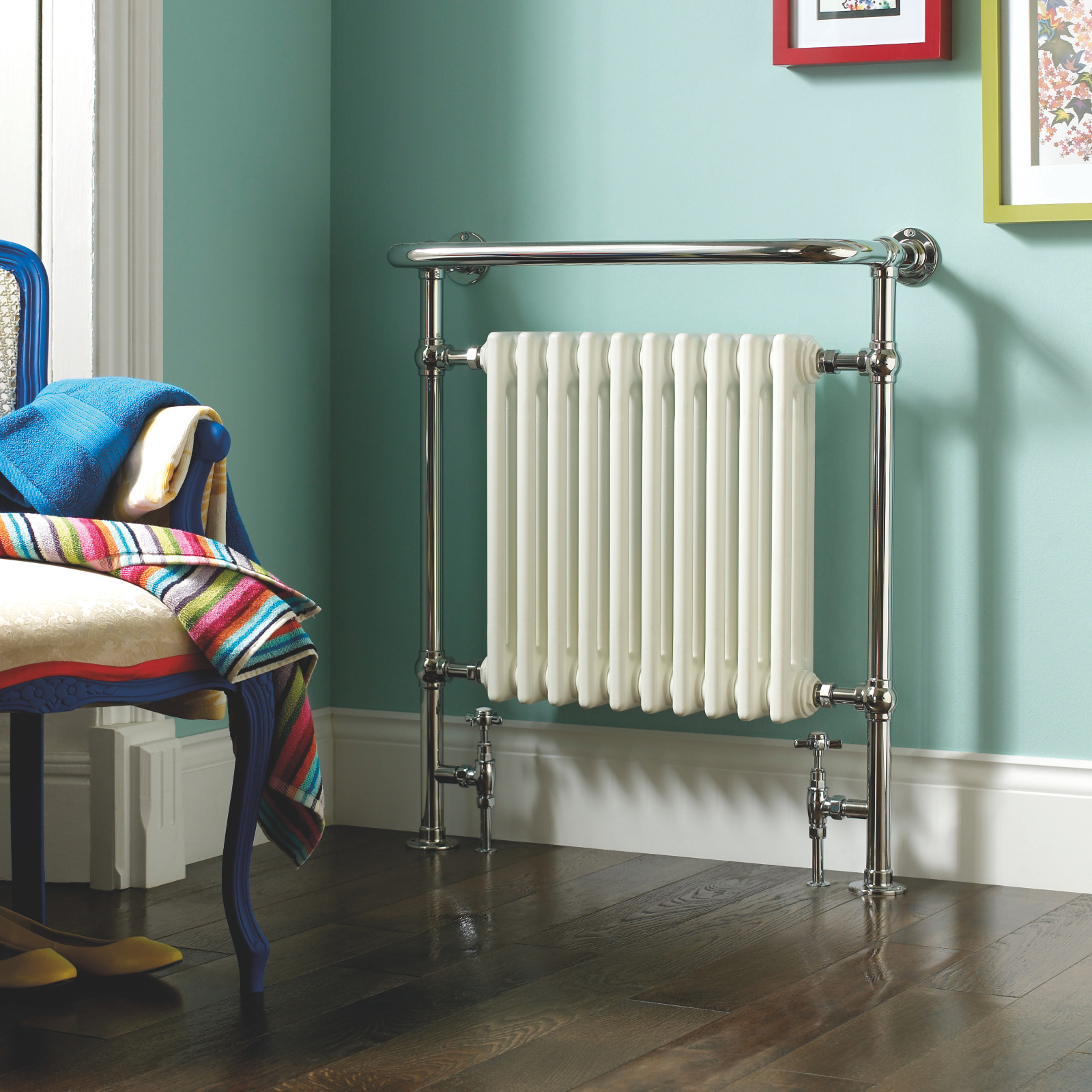 Rendering Balmoral Decorative radiator Side view