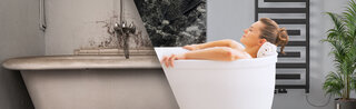 Zehnder_Expedition_Renovation_Bathroom_Visual_Frau_Badewanne Renovation of bathrooms inculdes radiators