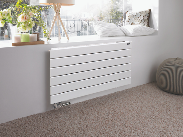 Rendering Zehnder Nova Neo Decorative radiator Front view