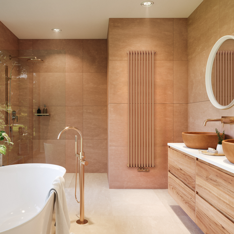 Rendering Zehnder Charleston Decorative radiator Front view