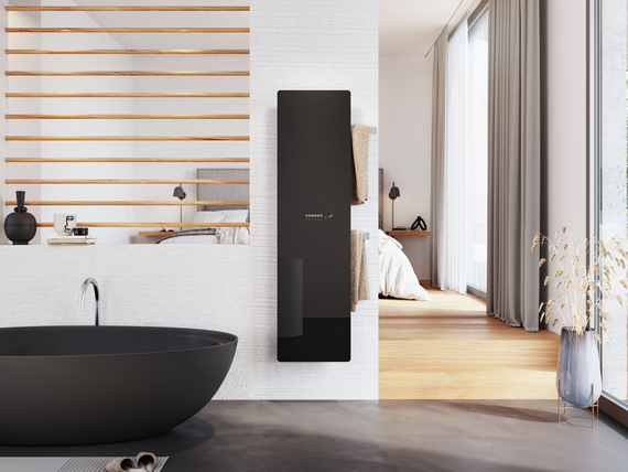badrum med Zehnder Studio Collection Deseo Verso 